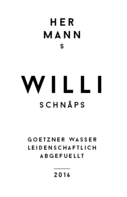 // Hermanns Schnaps | Etikett-Gestaltung/Logogestaltung